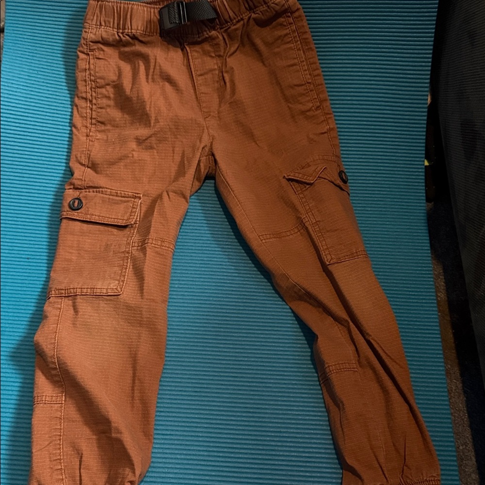 Wonder Nation Brown Cargo Joggers